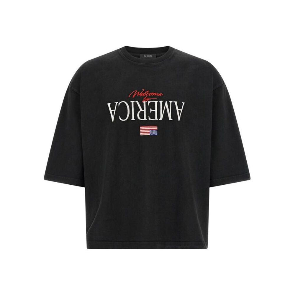 WILLY CHAVARRIA Black Cotton Men's T-Shirt